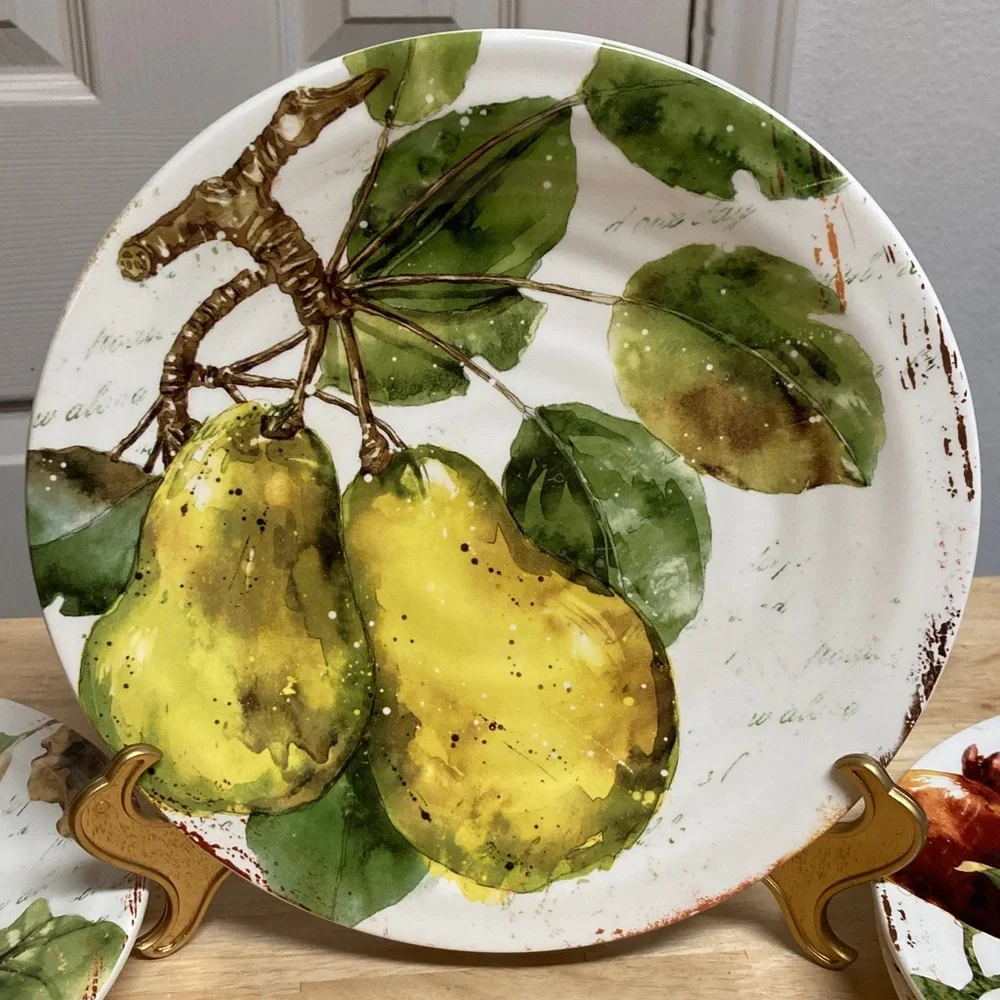 Pier 1 Imports Verona Ironstone Salad Plates Set of 4